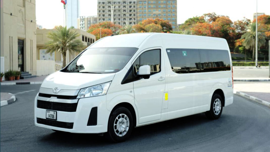 rent hiace 13 seater in dubai