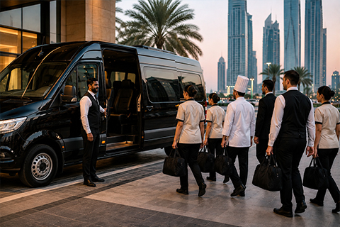 Hotel Staff Transportation Dubai